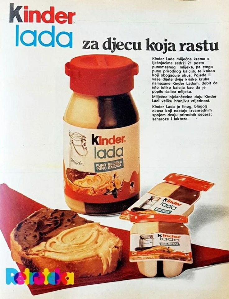Kinder Lada, doručak iz djetinjstva