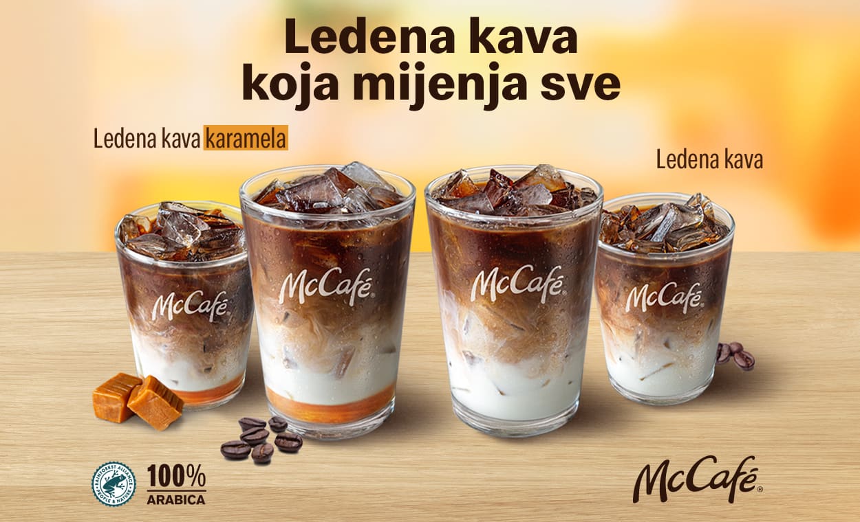 McDonald's ledena kava, 1 euro, jedan, McCafe