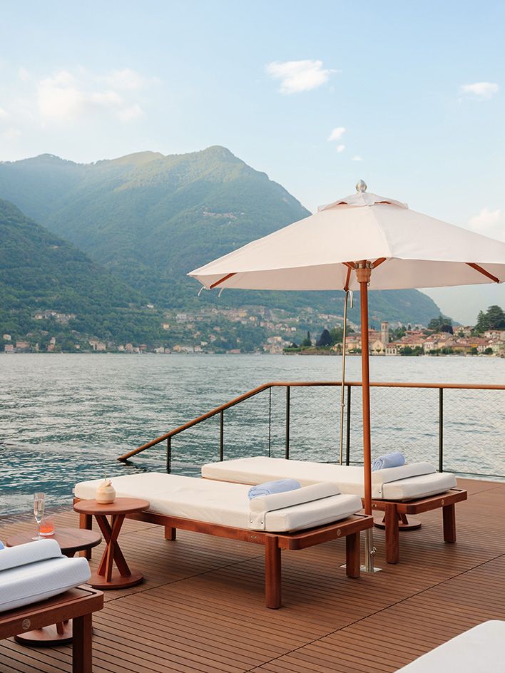 infinity bazen, jezero como, mandarin oriental hotel