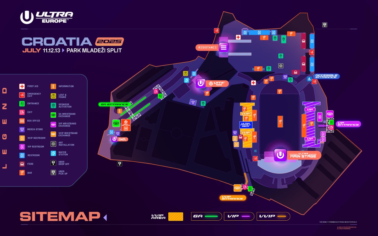 Ultra Europe 2025., Ultra Europe