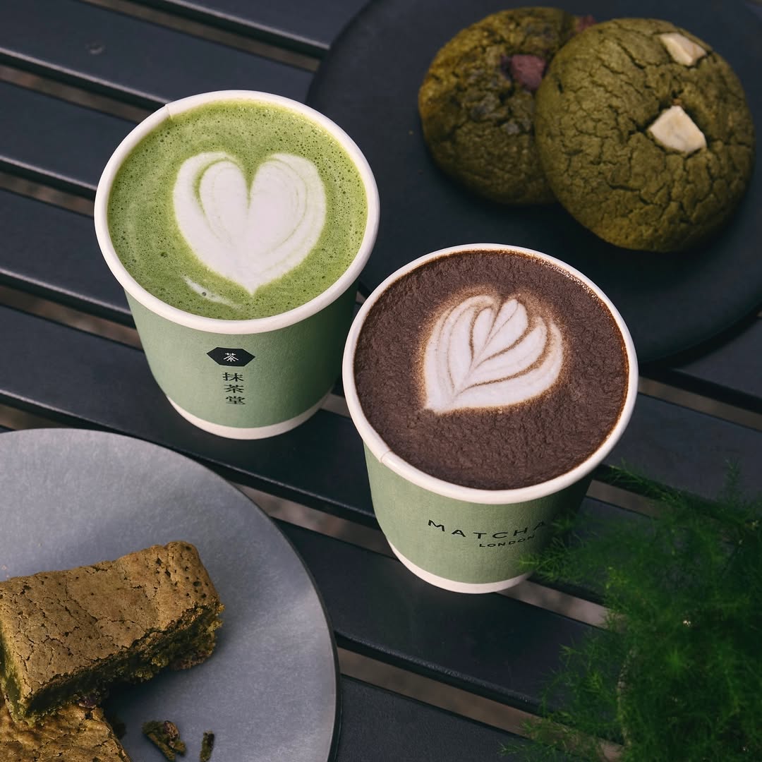 hojicha latte, hojicha, matcha, kava