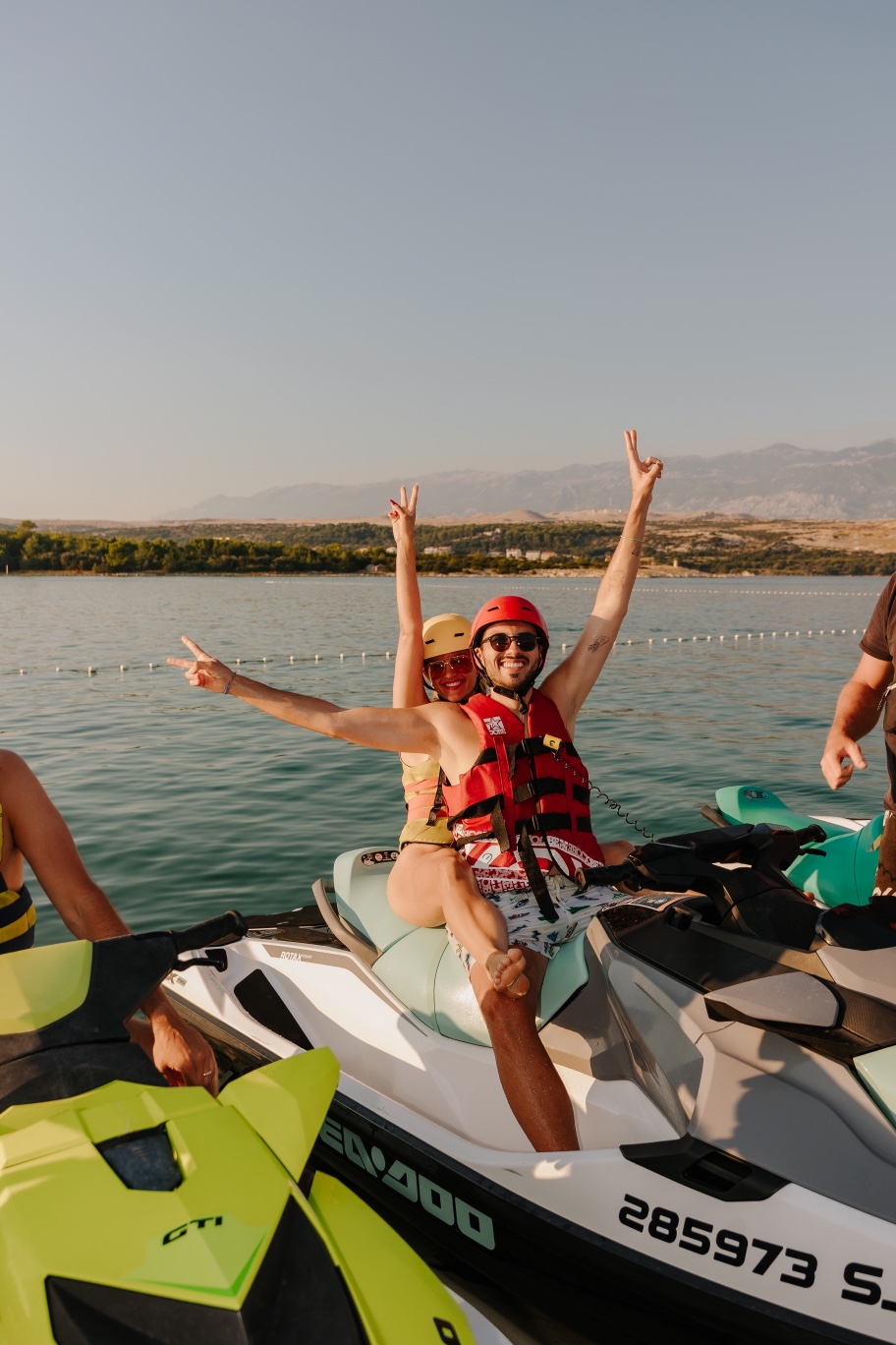 Novalja, plaža Zrće, Pag, otok Pag