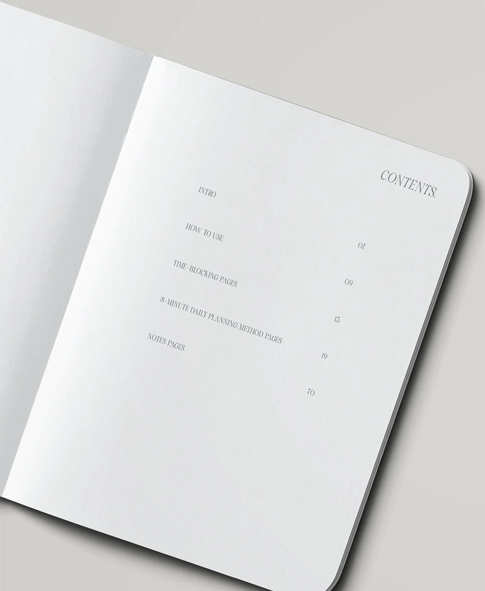 The Productivity Method Planner. The Productivity Method planer, planeri, rokovnici