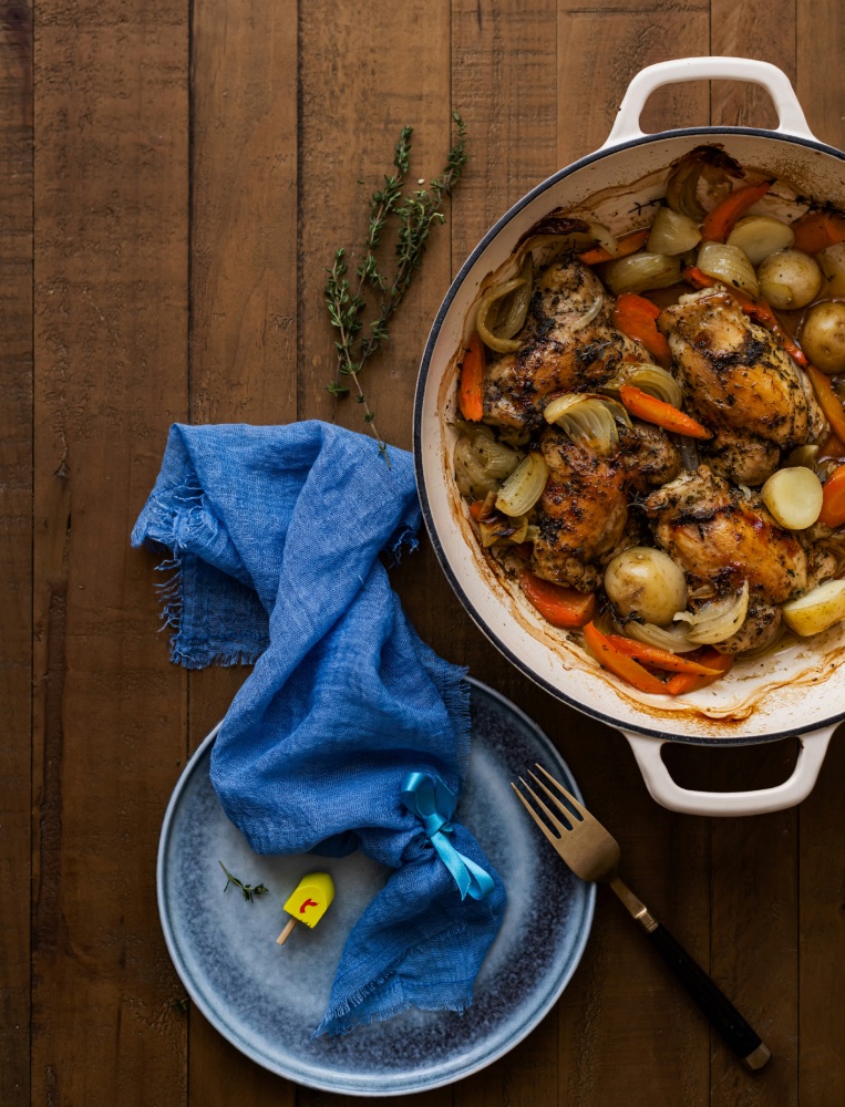 piletina, recepti, recepti s piletinom, francuski recepti, coq au vin, piletina na normandijski, francuska kuhinja