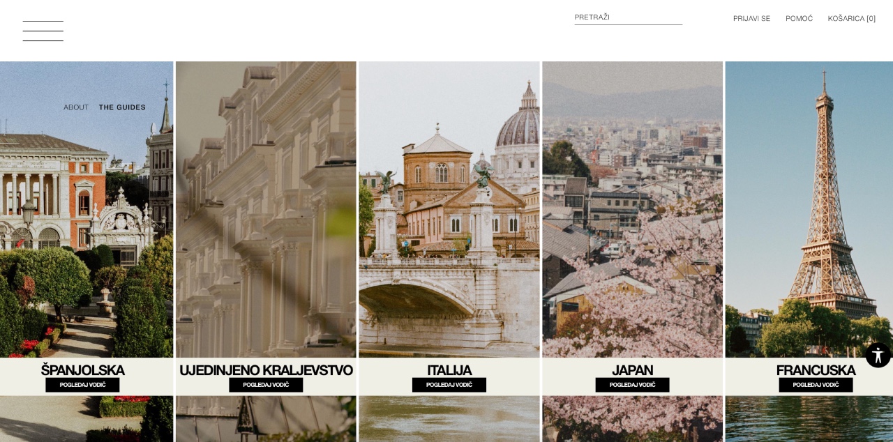 Zara, Zara Travel Mode, vodiči za putovanja