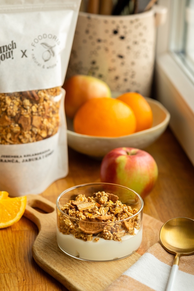 granola, domaća granola, foodoris, crunch you