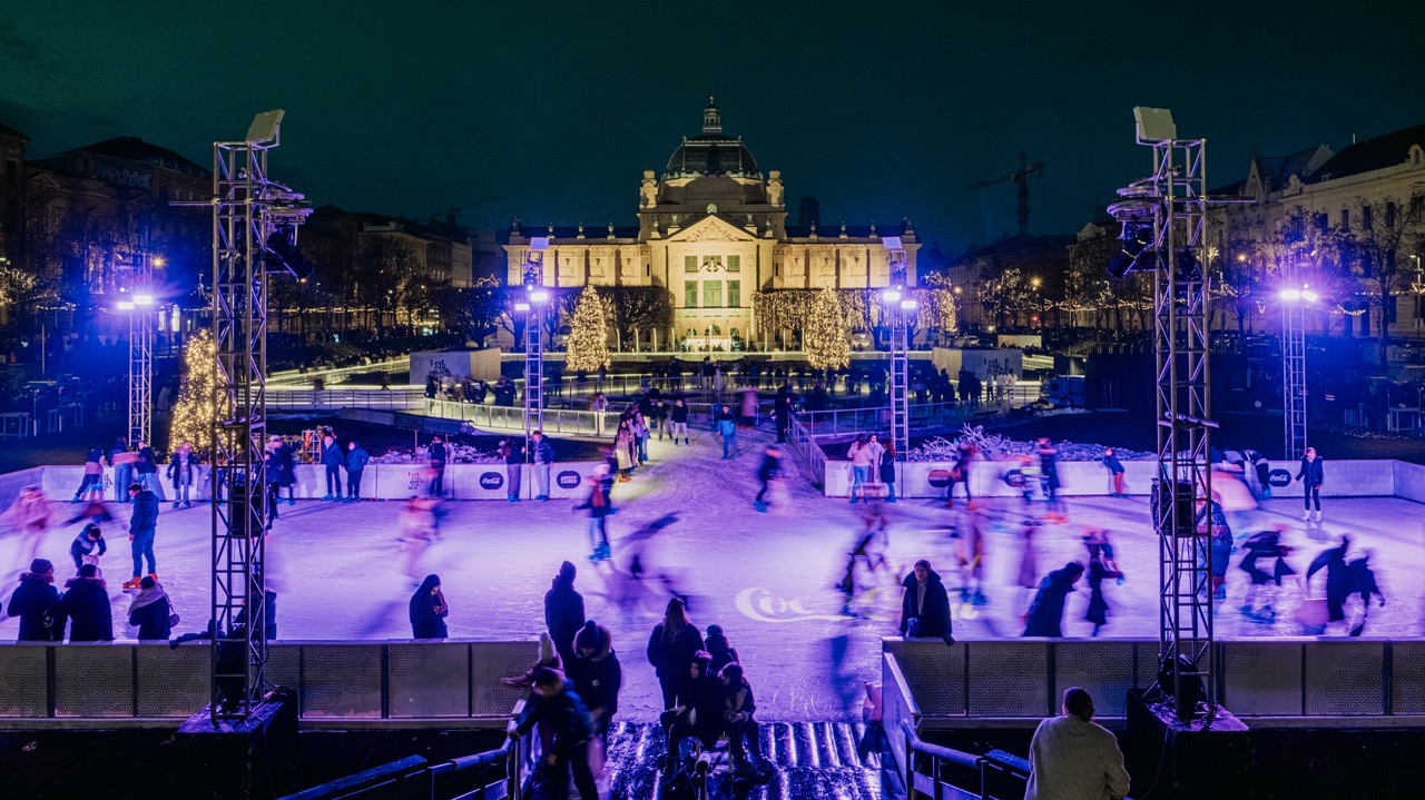 Advent Zrinjevac, Advent Ledeni Park 2025. Ledeni park, klizanje advent, advent klizanje, klizanje ledeni park