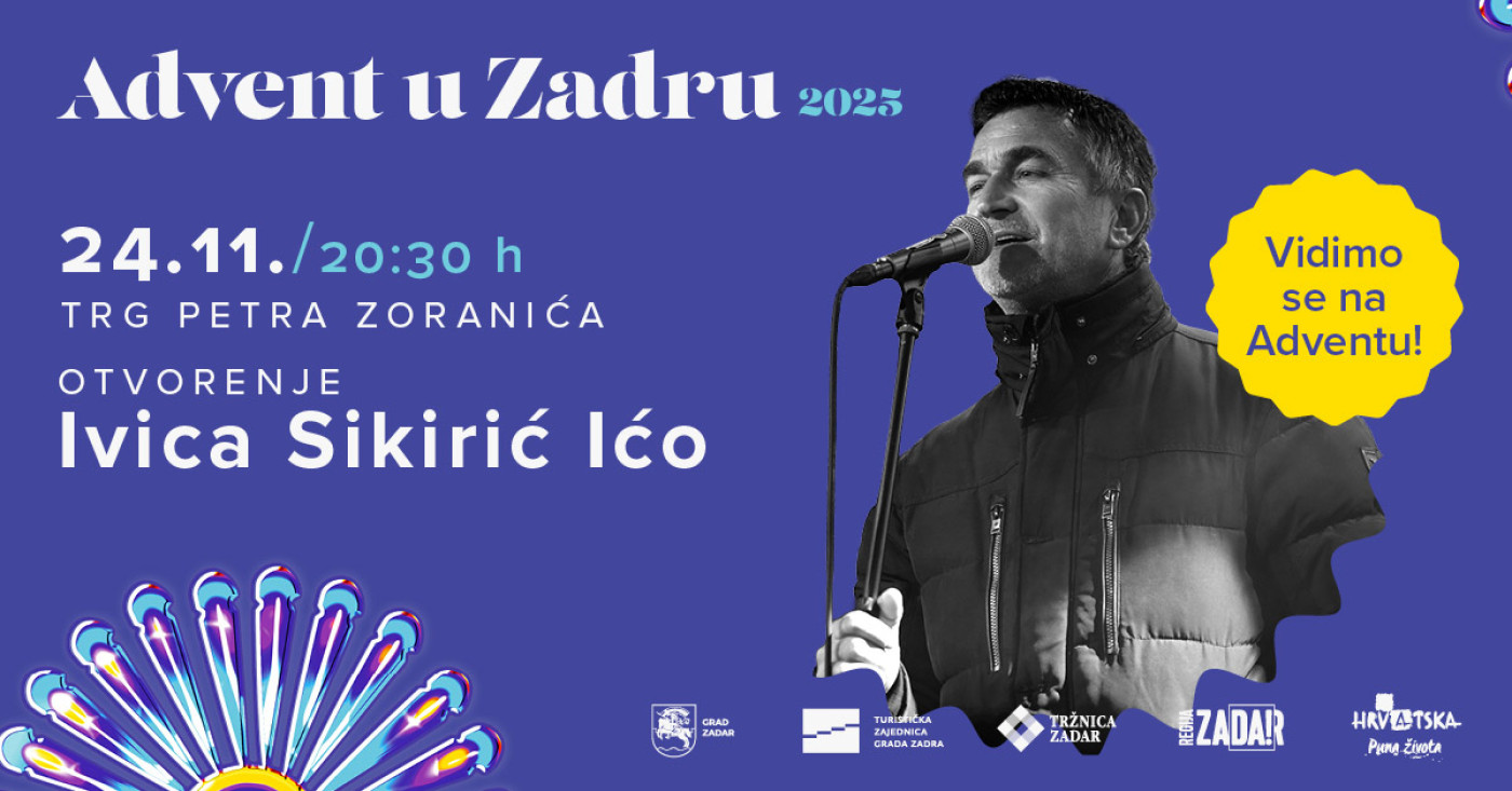 advent zadar 2025., advent u zadru 2025. kada počinje advent u zadru, kada traje advent u zadru, gdje se održava advent u zadru